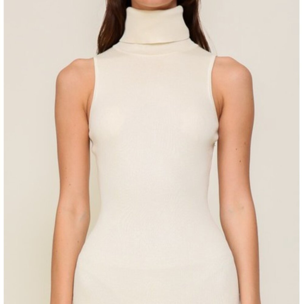 Turtleneck Tank Dress